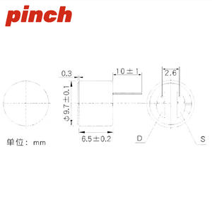 Micrófono Electret Pinch 9767 de 9x7mm con pines para productos digitales 3C - Product Image 3