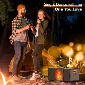 Loa di động SDRD SP600 với đèn LED RGB, hai micro, hỗ trợ kết nối 5.0 & sạc không dây, lý tưởng cho tiệc ngoài trời và karaoke - Product Image 6