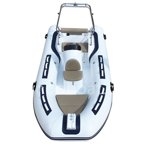 13ft 390cm RIB Bateau Hypalon Tube Fibre de Verre Coque <span class=keywords><strong>Gonflable</strong></span> Console Centrale RIB390C Bateaux à Rames avec Match de Couleur à la Mode - Product Image 3