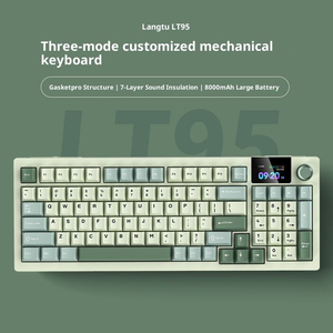 Customized Three Mode Mechanical Keyboard Gaming E-sports Hot Swappable <b>Office</b> <b>Computer</b> Blue tooth Wireless Keyboard - Product Image 6