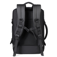 Nouveau sac à dos extensible de couleur unie, sac d'ordinateur multifonction, sac d'étudiant de grande capacité, personnalisable