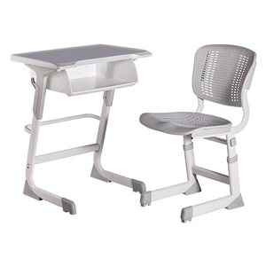 Ensemble de bureaux et chaises d'école réglables modernes pour étudiants, université, bureau à domicile, salle de classe, ensemble de bureaux pour enfants - Product Image 1