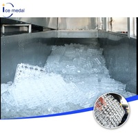 Máquina Automática para Hacer Hielo en Cubos de 3 Toneladas para Fábrica de Hielo Comestible con Solución Integral de Producción de Hielo
