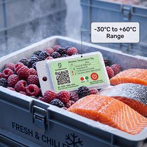 Registrador de Temperatura Inalámbrico Portátil Mini ZenMeasure de ABS con Sensor, IP67, Registro de 60 Días, Código QR y Reporte Instantáneo en PDF - Product Image 4