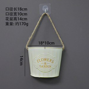Metal Half Round Hanging Basket Flower Growing <b>Pot</b> Wedding Display Plant <b>Stand</b> Rack - Product Image 6