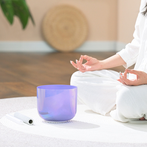 Cuenco Cantante de Cuarzo Alquímico Jinfang 432/440Hz, Cuarzo de Alta Pureza para Meditación y Sanación por Sonido - Product Image 3