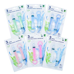 Aspirateur nasal à 3 anneaux approuvé CE <span class=keywords><strong>Seringue</strong></span> nasale pour bébé sans BPA pour <span class=keywords><strong>pharmacie</strong></span> - Product Image 6