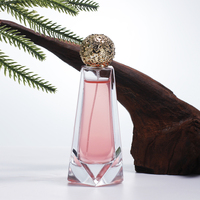 Flacon de parfum carré premium 100 ml en verre transparent avec impression sérigraphique, diffuseur de parfum pour la maison et la voiture, soins personnels, logo personnalisé, diffuseur à bâtonnets