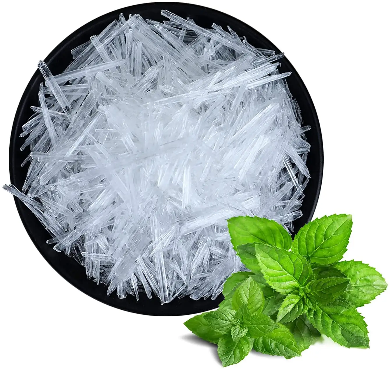 Fonte de fábrica 100% puro orgânico natural menthol cristal de hortelã