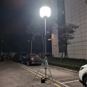 Ngoài trời Telescopic mast Inflatable LED bóng tháp ánh sáng với Trạm điện cho Đảng tổ chức sự kiện phim làm cho thuê chiếu sáng