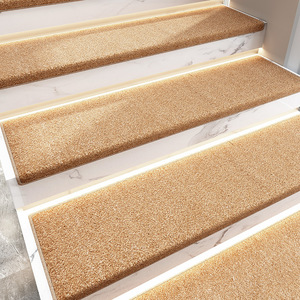 MU fabbrica all'ingrosso moderna scala tappetini in tinta unita semplice autoadesivo tappeto antiscivolo Runner per le <span class=keywords><strong>scale</strong></span> - Product Image 4