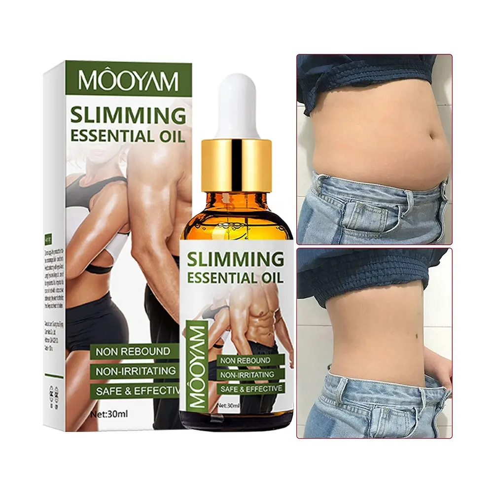 Cellulite Slimming Oil Lose Weight Slim Down Cream Fast Fat Burning Essence Oil Belly Thigh Body Slimming Essential Oil