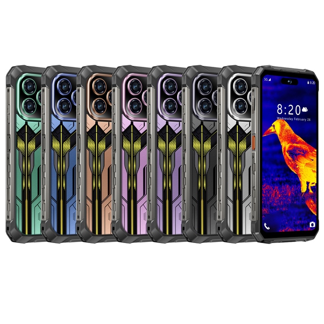 Used 16PRO Ultra Rugged Mobile Phone 8GB RAM 128GB ROM 68MP+32MP 10000mAh Battery LTE HD IP68 Waterproof AMOLED 120Hz Android 14
