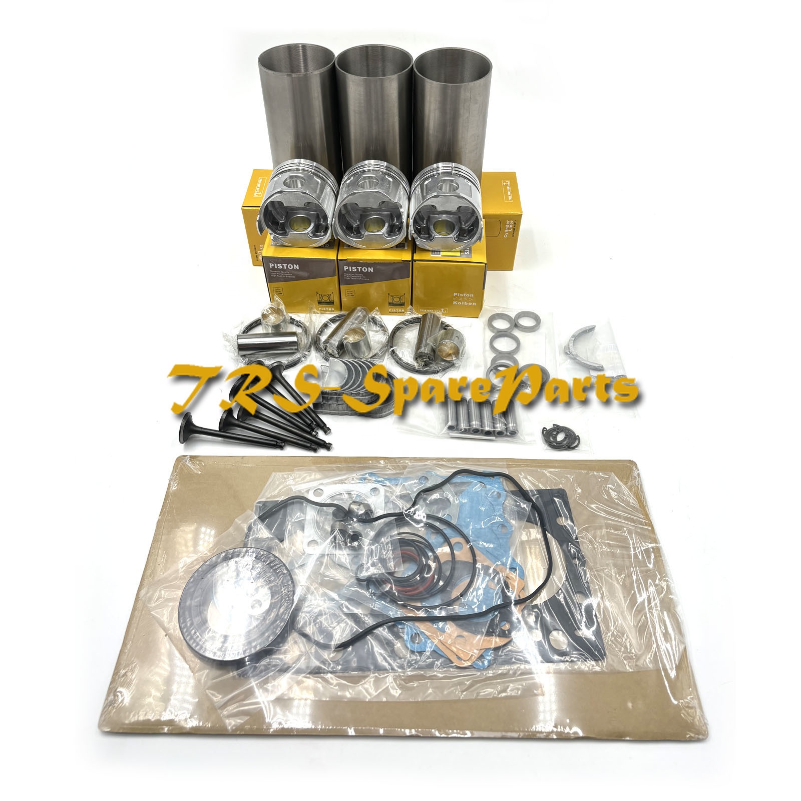 Kit Testata Completa Con Valvole E Guarnizioni Per Motore Kubota D1703 - Evictory Diesel