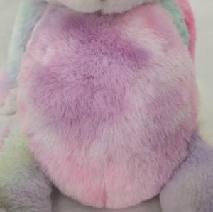 Peluche de loup en peluche douce 8.5 Tie-Dye personnalisée de haute qualité - Product Image 5