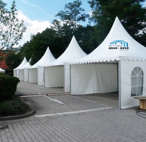 Tente Pagode de Réception Extérieure Personnalisée WT, 3x3, 5x5, 6x6, en Aluminium, avec Couverture PVC Imperméable – Grande Vente pour Événements à Louer - Product Image 1