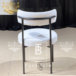 Silla de restaurante de banquete boda Hotel metal cojín Sherpa apilable - Product Image 6