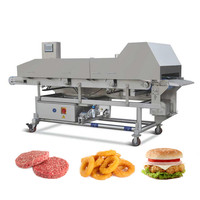 Fleisch Patty Produktions linie Hot Sale Fleisch kuchen form Maschine Fisch Huhn Nugget Forming Maker Back maschine