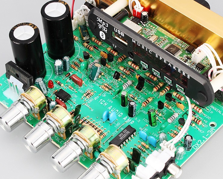 Placa de despliegue de Bluetooth 2.1 función múltiple TF / u / FM / aux