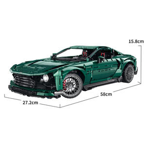 Coche Deportivo Eléctrico Goolrc 10662 Martin, Bloques de Construcción de Gran Dificultad para Armar en Interiores, Modelo de Juguete - Product Image 1