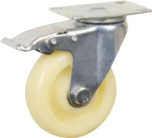 3 inch 4 inch 5 inch industrial medium duty screw castor 4" fixed swivel brake caster wheels