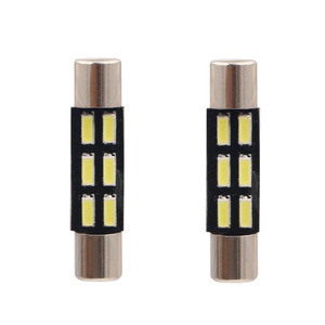 Car B6 29MM 3SMD Flat Head Double Tip T6 Sunshade <b>Light</b> <b>Vanity</b> Mirror <b>Light</b> Fuse <b>Light</b> - Product Image 5