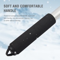 Nettoyeur de neige tout-en-un pour voiture, balai à neige et grattoir à glace pour une élimination rapide sur le pare-brise et le toit, accessoire d'hiver