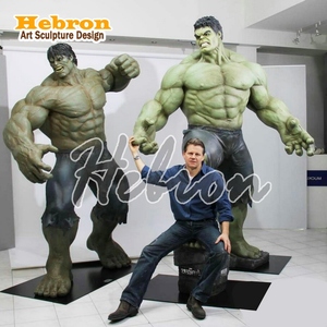 Statua di <span class=keywords><strong>Hulk</strong></span> a Grandezza Naturale in Vetroresina, Figura Realistica di Supereroe Muscoloso, <span class=keywords><strong>Action</strong></span> Figure del Film <span class=keywords><strong>Hulk</strong></span> - Product Image 6