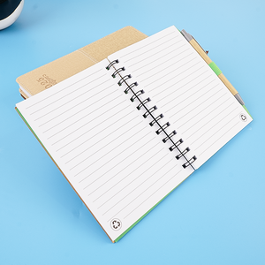 Heada Custom Printed Eco-Friendly Recycled Spiral Hardcover <b>A5</b> <b>Diary</b> Notebook Custom Logo Elastic Band Pen 60 Sheets Promotional - Product Image 5
