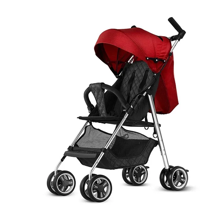Stainless Steel Lightweight Baby Sleeping Umbrella Stroller Pram For Babies