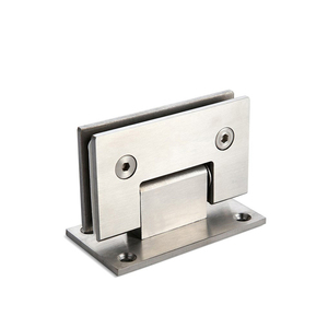 Condibe Phòng Tắm Màu Đen Matt Thép Không Gỉ Cửa Kính Pivot Bản Lề - Product Image 4