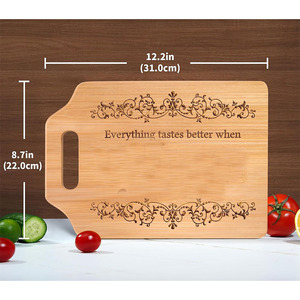 USA Warehouse in Stock Personalized Bamboo <strong>Cutting</strong> <strong>Board</strong> Charcuterie <strong>Board</strong> for Kitchen Laser Engraving <strong>Blanks</strong>