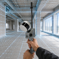 Escáner LiDAR SLAM Portátil GEOSUN GS-130G, Herramienta de Mapeo Láser 3D Multiplataforma para Túneles Subterráneos, 1 Año de Garantía