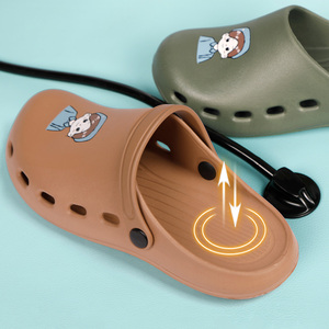 Sepatu Scrub <span class=keywords><strong>Clogs</strong></span> <span class=keywords><strong>EVA</strong></span> Anti-Slip Motif Kartun <span class=keywords><strong>2025</strong></span> untuk Perawat, Sepatu Medis Dokter Ruang Operasi, Sepatu Kesehatan Wanita dengan Tali Belakang - Product Image 3