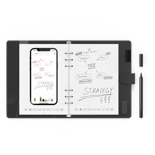 Newyes Sync Handwriting Storagable Digital Writing Notebook AI Summarized Mind Map Smart Pen Set