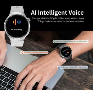 Ban Đầu Đồng Hồ 4 Pro Smartwatch Người Đàn Ông Không Dây Cuộc Gọi Bằng Giọng Nói Trợ Lý Phụ Nữ Tập Thể Dục Thông Minh Đồng Hồ 4 Cho Montre Samsung Đồng Hồ 4 - Product Image 3