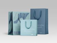 Bolsas de Papel Personalizadas para Compras, Bolsas de Papel de Lujo Verdes Personalizadas