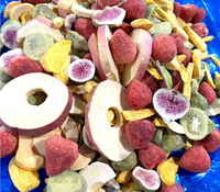 Buah Ara Kering Beku Halal & Irisan Buah Campuran Kemasan Besar Camilan Renyah