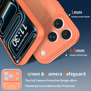 Étui de téléphone à chargement magnétique sans fil pour iPhone 17 Pro Max, protection intégrale de l'objectif, antichoc, compatible iPhone 16 15 14 - Product Image 4