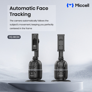 Trépied intelligent pour smartphone Miccell avec <span class=keywords><strong>suivi</strong></span> automatique du visage par IA et rotation à 360° °   Support <span class=keywords><strong>de</strong></span> téléphone Bluetooth rotatif pour diffusion en direct et vlogging - Product Image 3