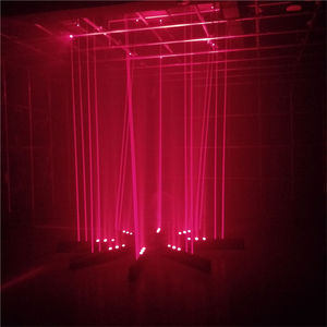 Luz Móvil de Cabeza con 8 Láseres Rojos y 8 Barras de LED para Discotecas, Bodas, KTV, Fiestas, Clubes Nocturnos y Conciertos - Product Image 6