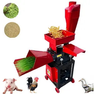 Factory directly Farm Use Grass Chaff Cutter Straw Crusher Hay Cutter Automatic rice straw chaff cutter in Zambia
