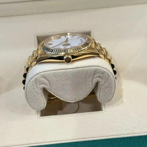 Reloj Automático de Alta Gama para Hombre, Correa de Acero Inoxidable Dorado, Cristal de Zafiro, Reloj de Pulsera de Lujo para Negocios - Product Image 3