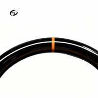 Volant personnalisé en bois noir avec cuir perforé pour BMW E71 X1 E84 E60 E90 E91 E92 E93 E89 F10 F30 - Amélioration de la voiture