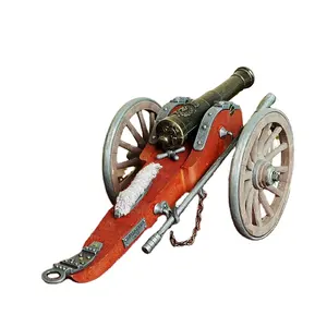Yaosha Top Sale Metal Handicrafts Office Home Decoration Retro Vintage Cannon with Lighter Function
