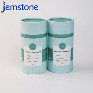 Boîte de tubes en papier cadeau cosmétique en carton cylindre artisanal personnalisé emballage de tube en papier rond pour café kraft brun peut - Product Image 6