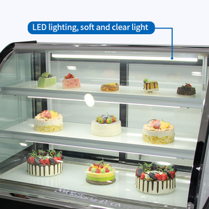 Commercial <strong>Small</strong> <strong>Counter</strong> <strong>Top</strong> Showcase Cake and Pastry Display Chiller <strong>Fridges</strong> for Bakery - Product Image 4