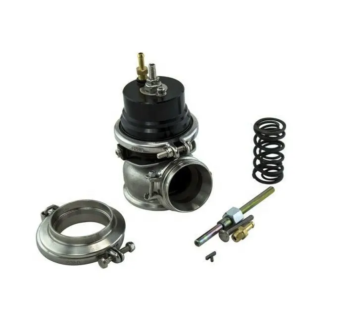 60 MILLIMETRI Regolabile Turbocompressore Wastegate Nero V BANDA