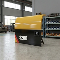Porte d'accès pour pelle excavatrice 320D, panneau d'entretien en acier thermolaqué, pièce de rechange authentique, qualité robuste, garantie 2 ans