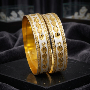 Brazaletes de Latón Chapados en Oro de Dos Tonos, Estilo Sudafricano, Corte Láser, 15MM, CNC, Venta al por Mayor - Product Image 4